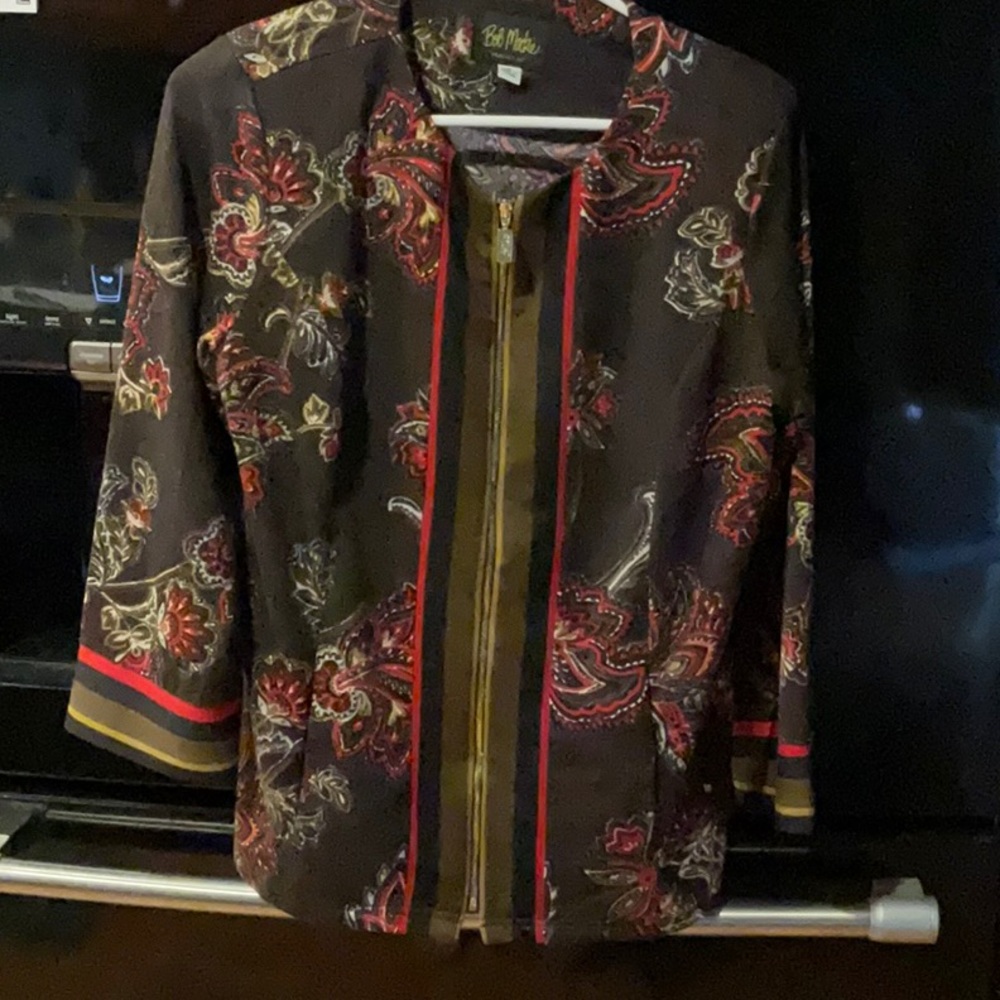 Bob Mackie Wearable Art Jacket - image 1